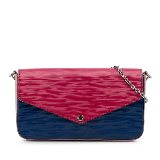 Louis Vuitton Pochette Felicie tricolor epi tricolor
