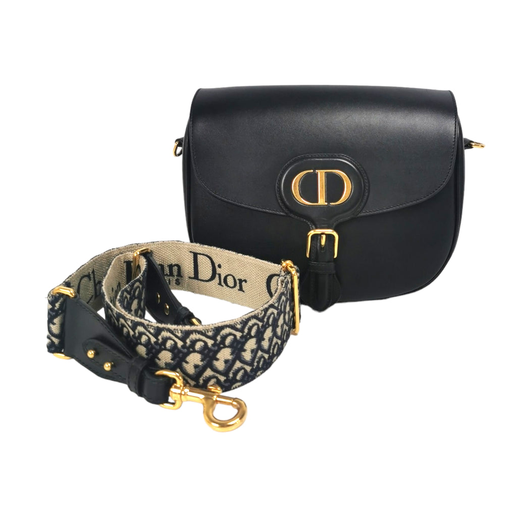 Dior - Small Dior Bobby Bag Black Box Calfskin - Women
