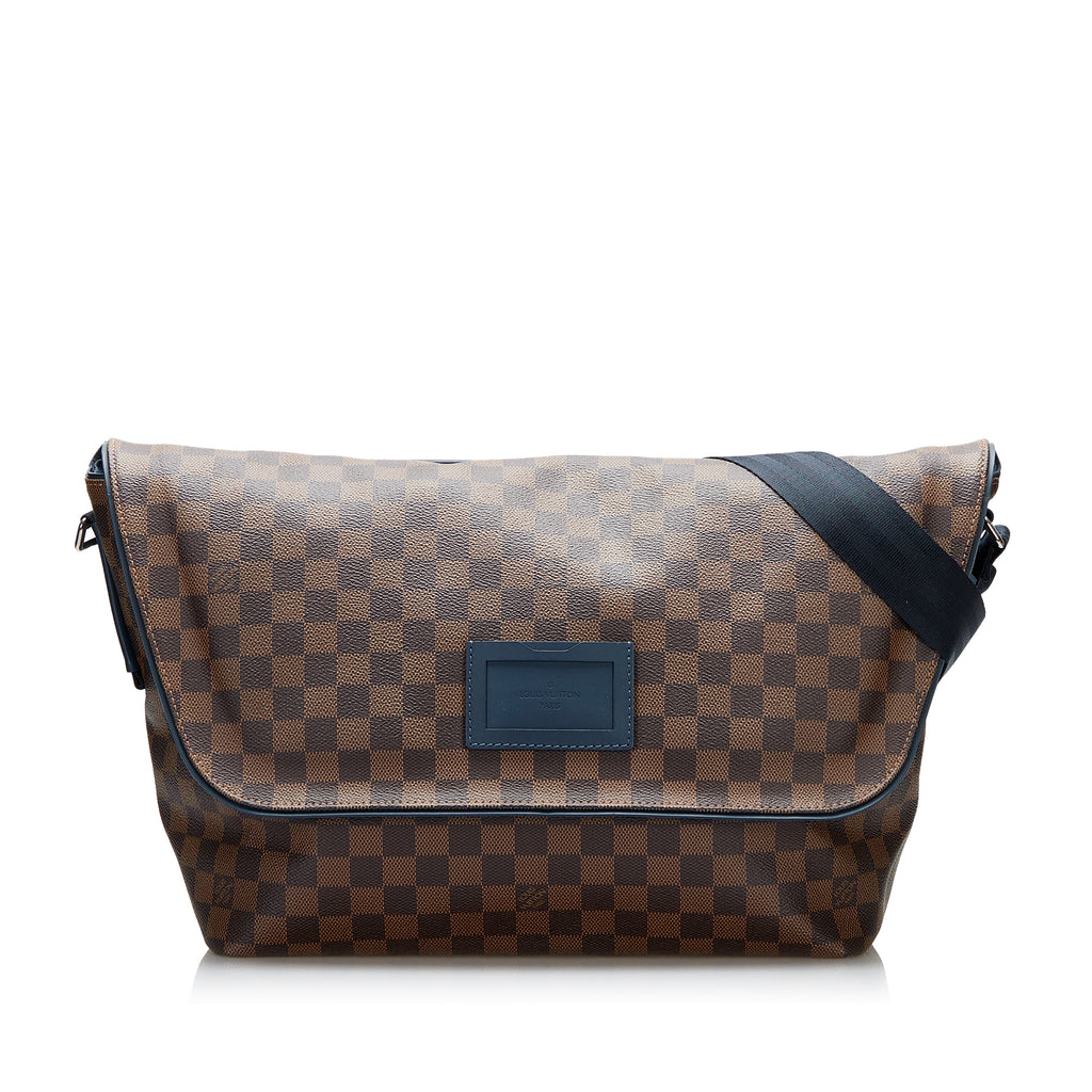 Louis Vuitton Textured Damier Graphite Fabric Metal Detail and