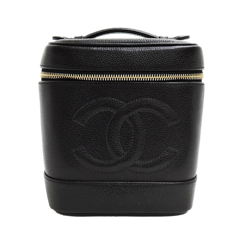 Chanel Leather Cosmetic Bags