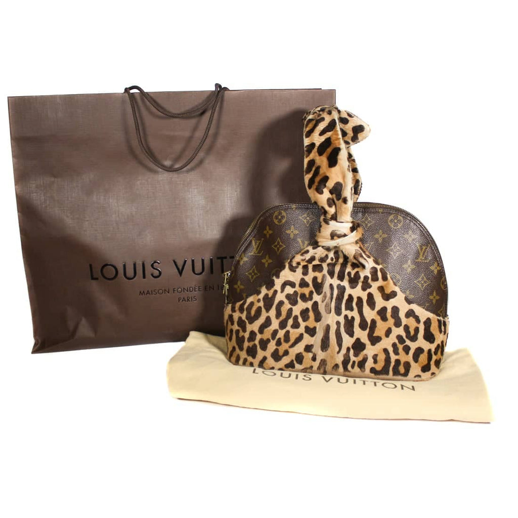 Alaïa x Louis Vuitton Monogram Leopard Alma