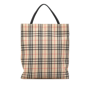 Timeless elegance: Burberry's Heritage Canvas Check Tote – A piece of British luxury history