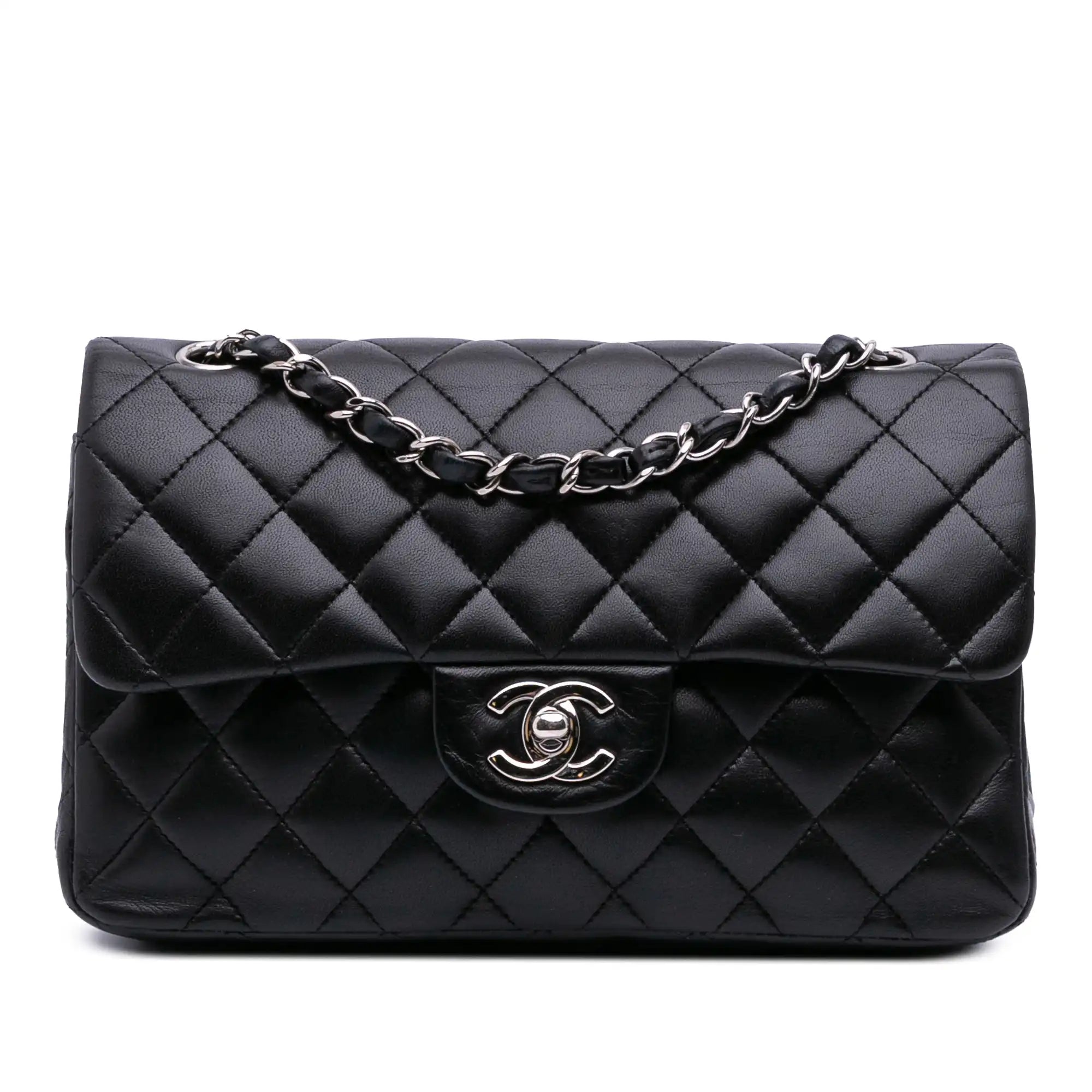 The Chanel 2.55 Legend: Timeless elegance in black lambskin with silver details