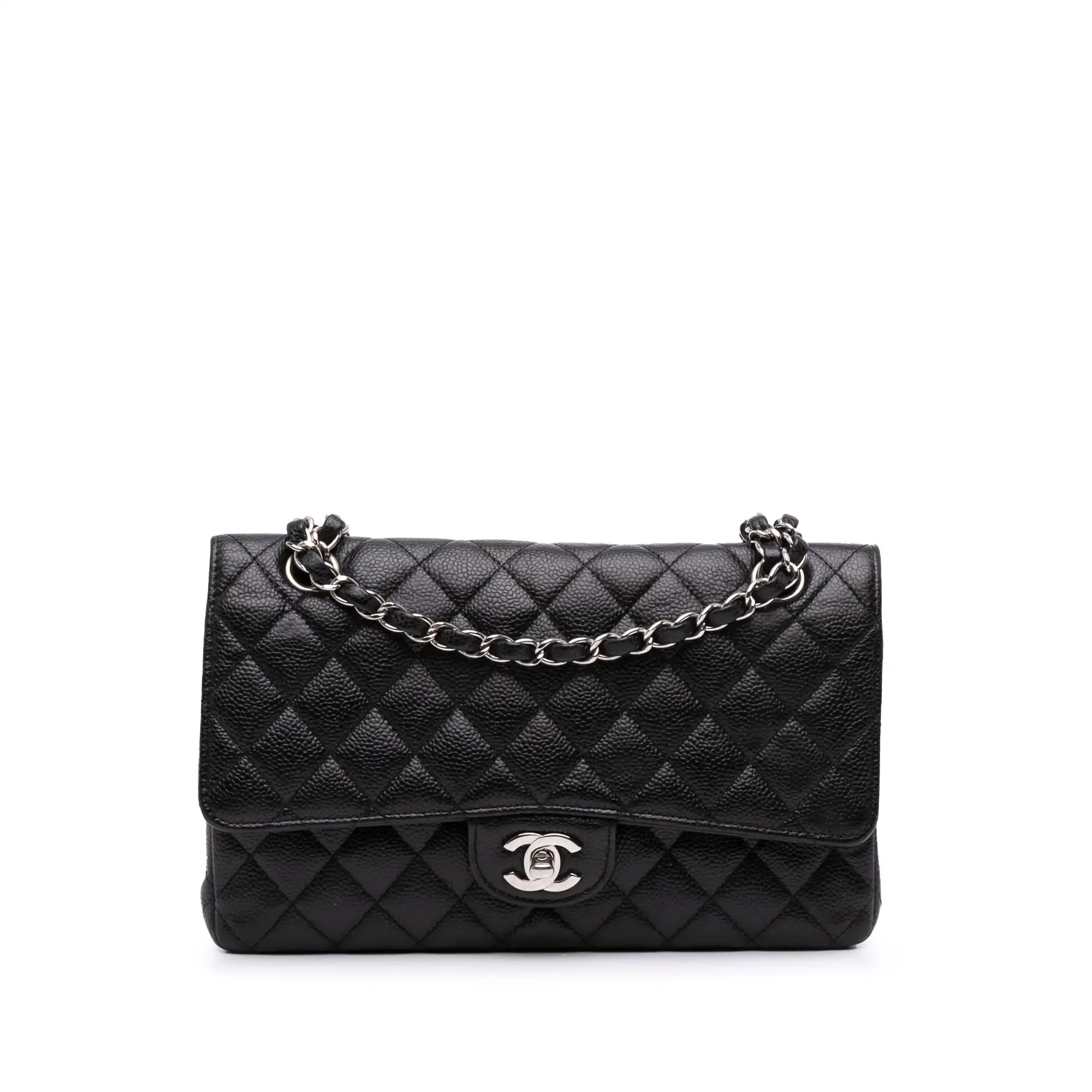 <h1>The timeless elegance: Chanel's 2.55 Revolution in black Kaviar</h1>