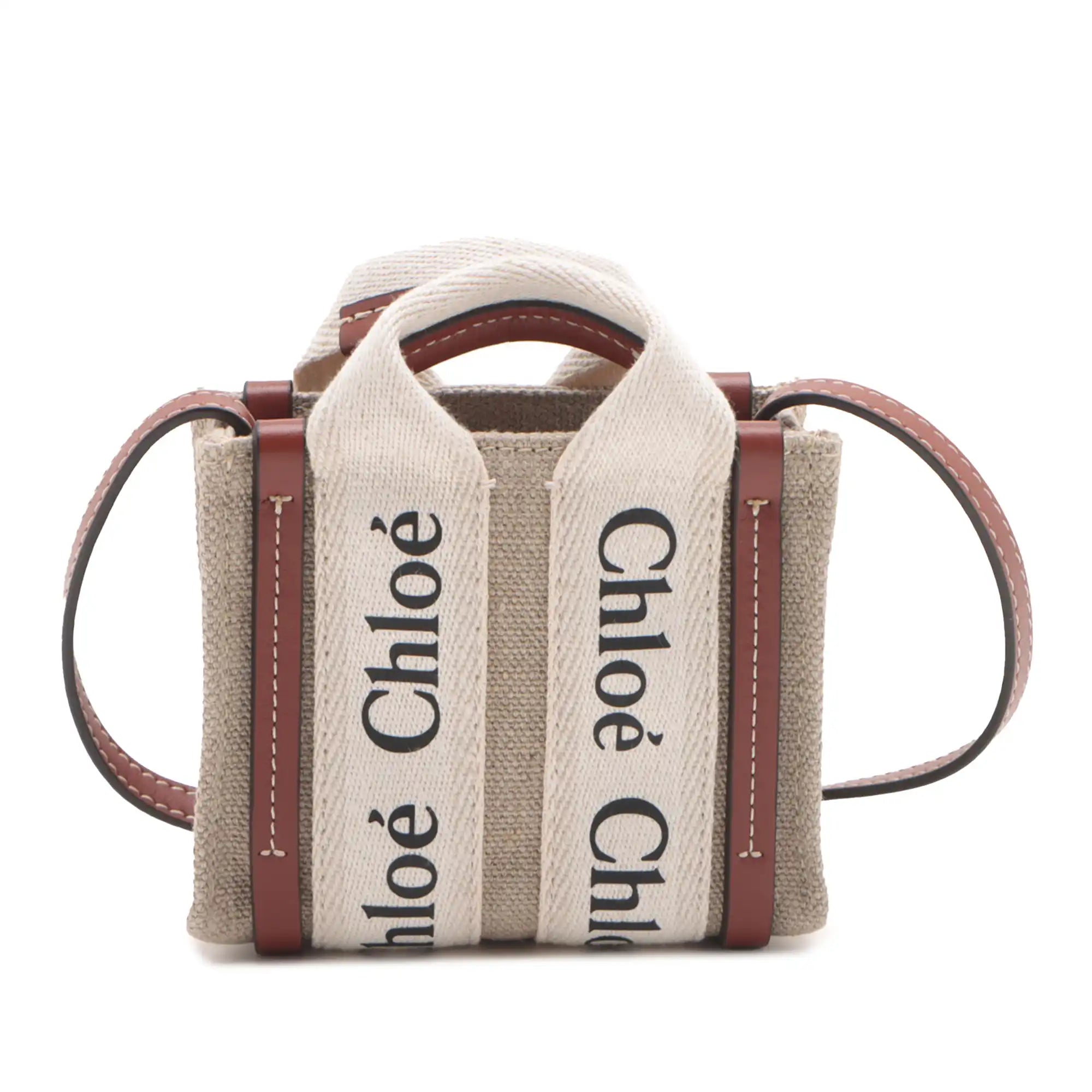 <h1>Das Erbe von Gaby Aghion: Chloé Woody Nano Brown Canvas – Ein Zeitloses Statement</h1>