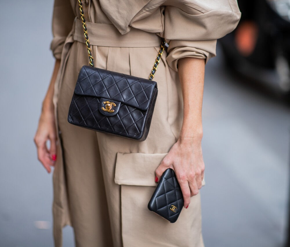 Chanel Tweed Clover Bowler Satchel - FINAL SALE, Chanel Handbags