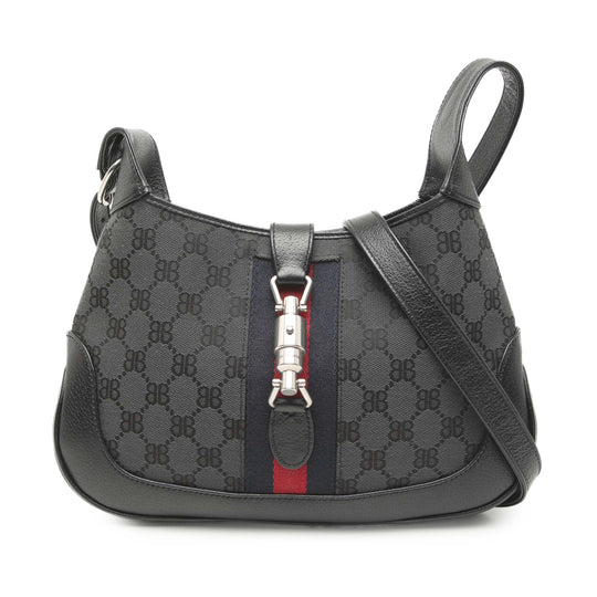 Gucci Jackie 1961 Small Black Canvas Web