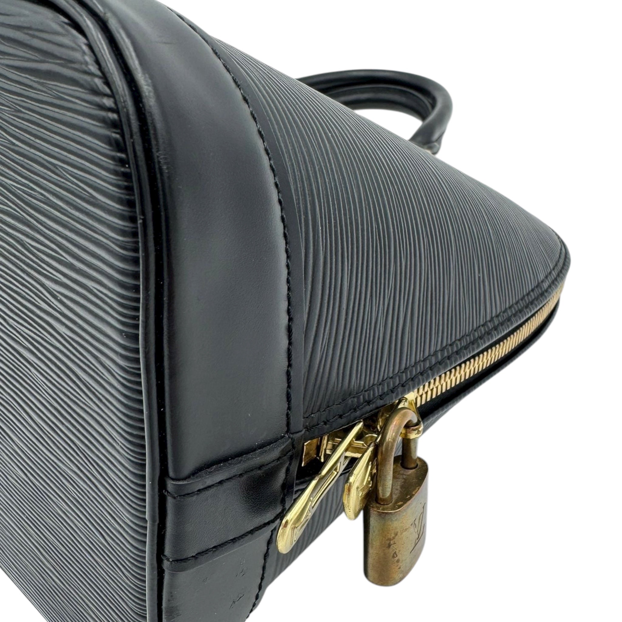 Louis Vuitton Alma PM Black Epi