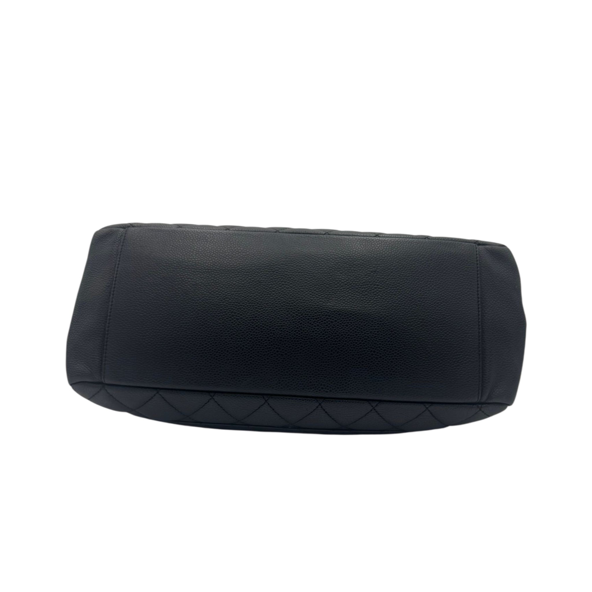 Chanel GST Black Caviar Gold