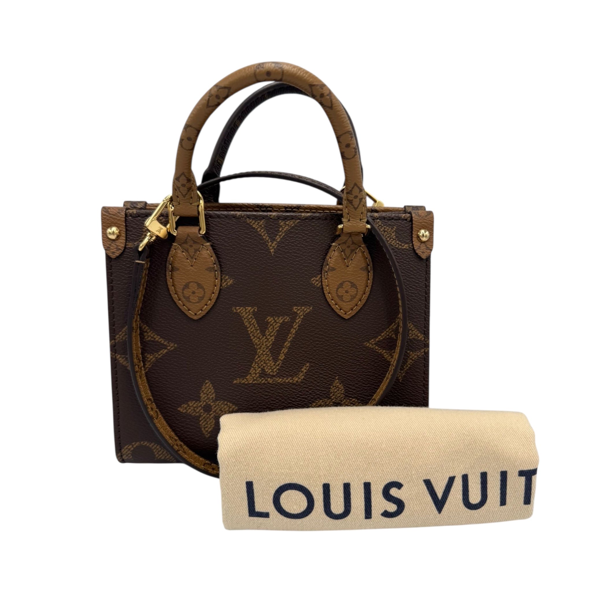 Louis Vuitton OnTheGo BB Monogram Reverse Canvas 2-Way