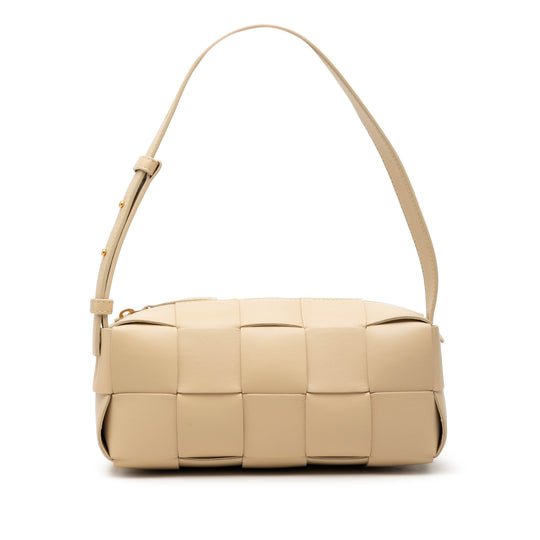 Bottega Veneta Cassette Small Brown Nappa Leather