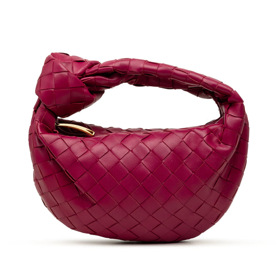Bottega Veneta Jodie Mini Pink Intrecciato