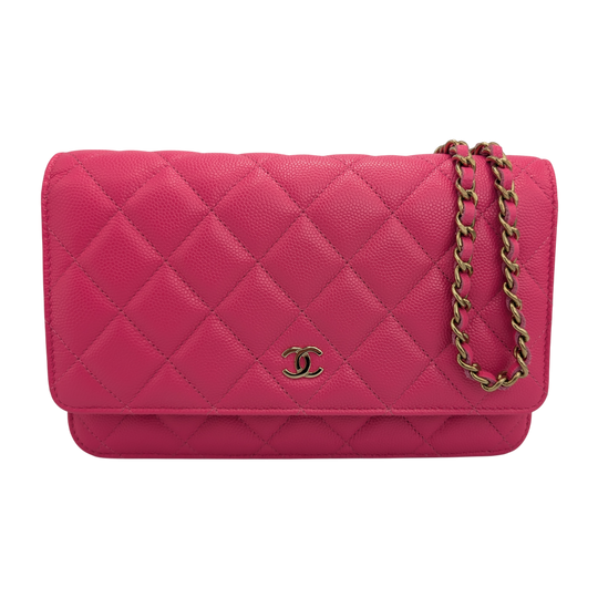 Chanel WOC Pink Caviar Gold