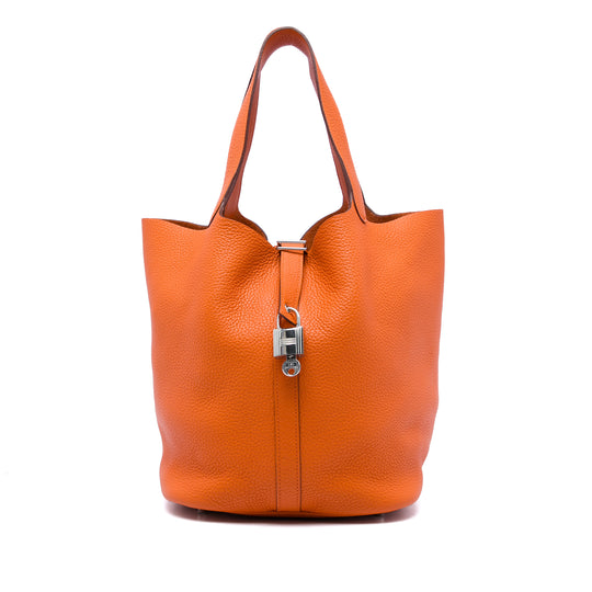 Hermès Picotin Lock 26 Orange Calfskin