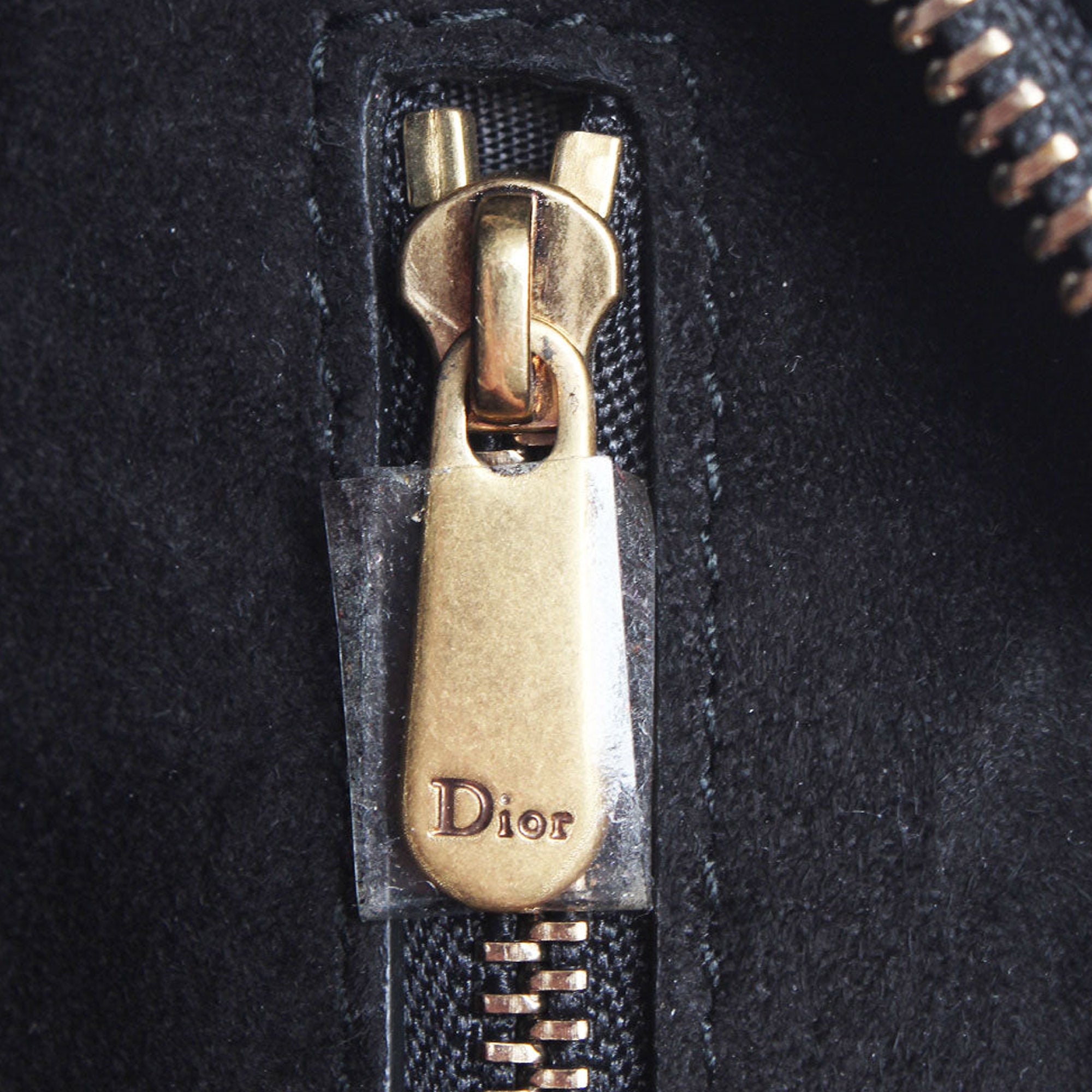 Dior J'Adoir Camera Case Clutch with Chain Black Calfskin