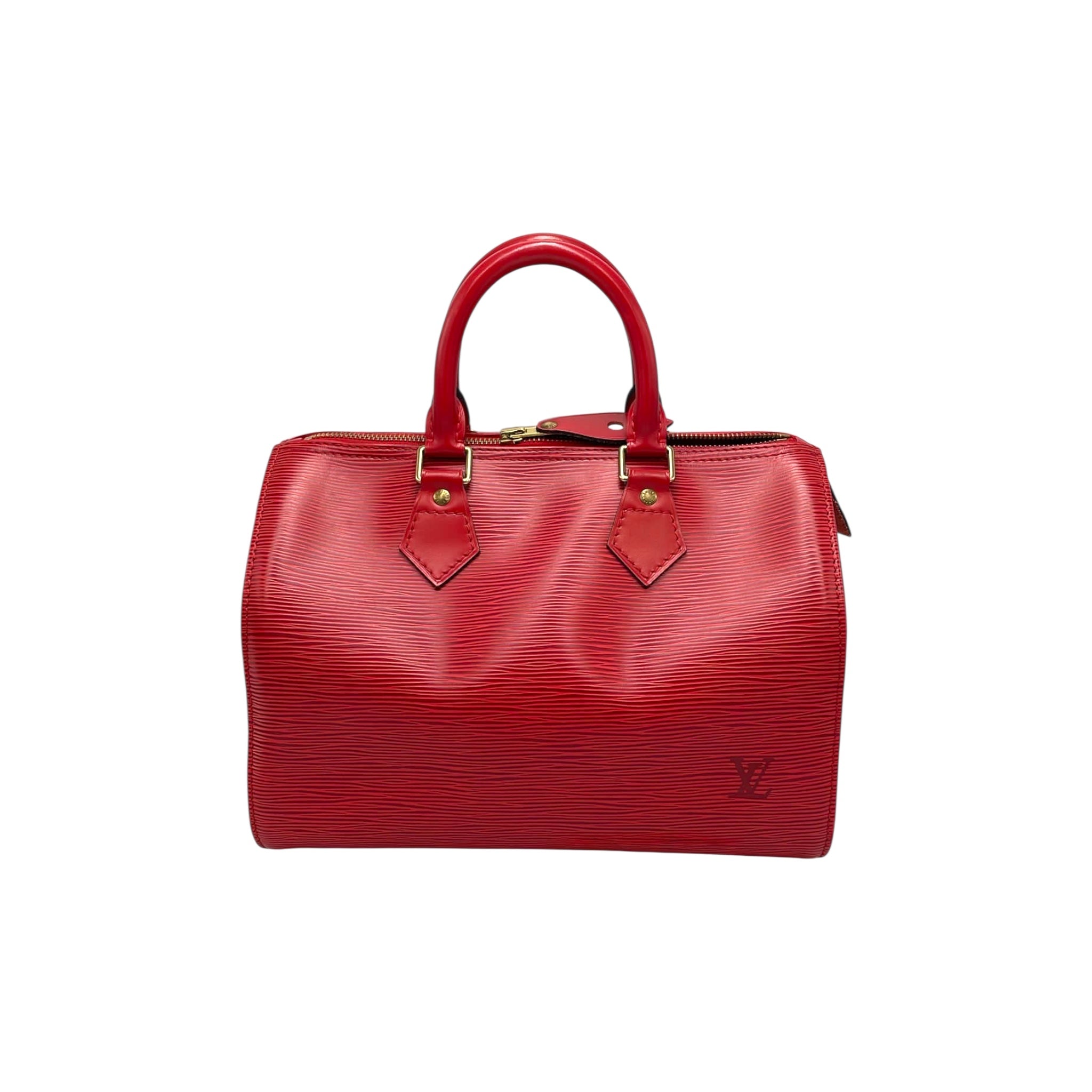 Louis Vuitton Speedy 25 Red Epi