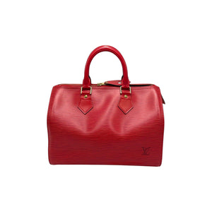 Louis Vuitton Speedy 25 Red Epi