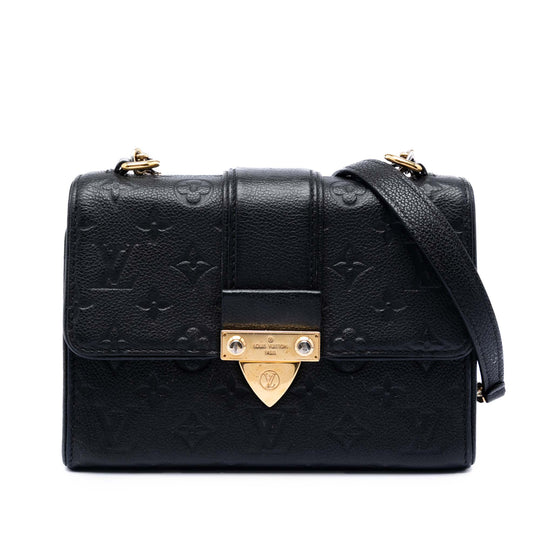 Louis Vuitton Saint Sulpice BB Black Monogram Empreinte