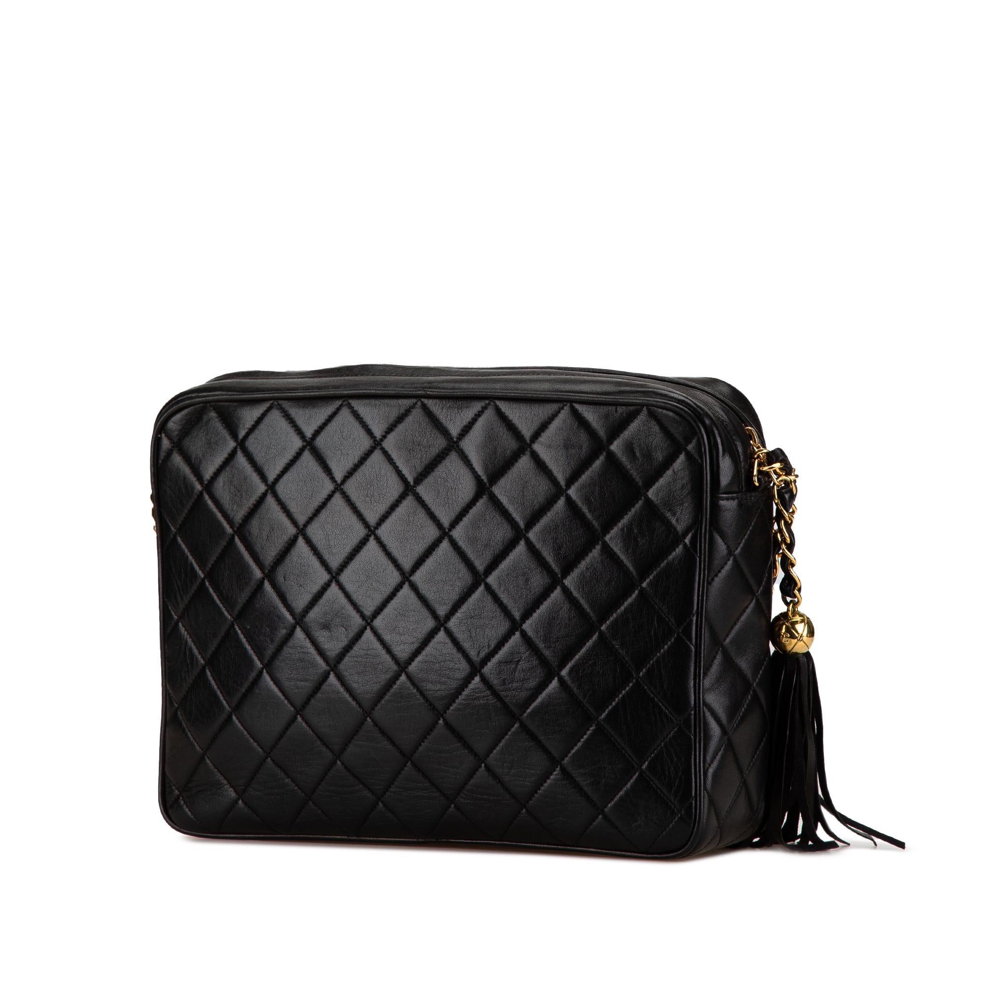 Chanel Camera Bag Black Quilted Lambskin