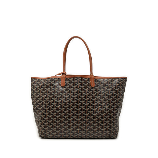 Goyard Saint Louis PM Black Goyardine Coated Canvas