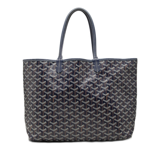 Goyard Saint Louis PM Blue Goyardine Coated Canvas