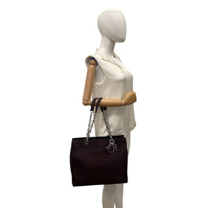 Dior Lady Dior Soft Tote Large Purple Cannage