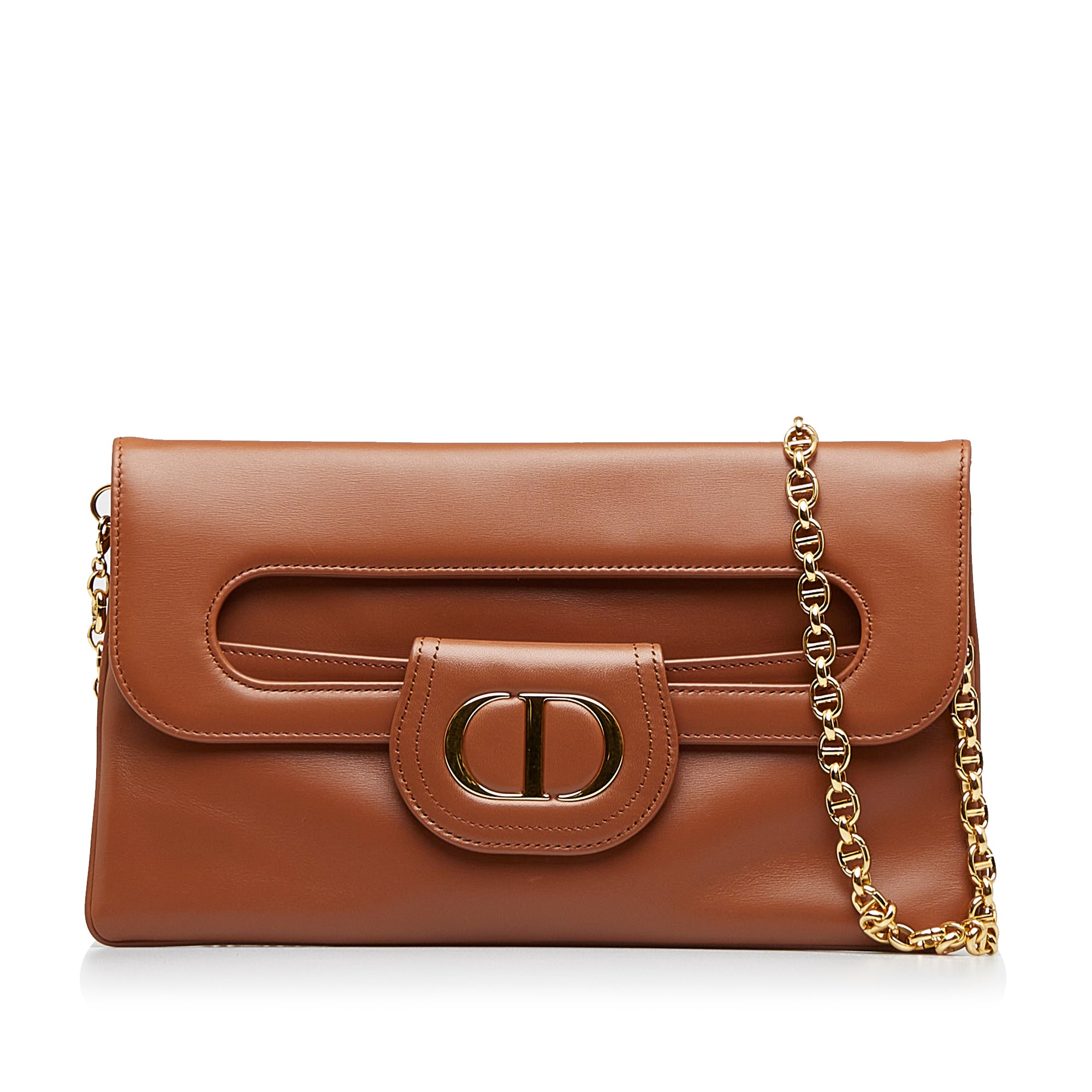 Dior DiorDouble Medium Bag Brown