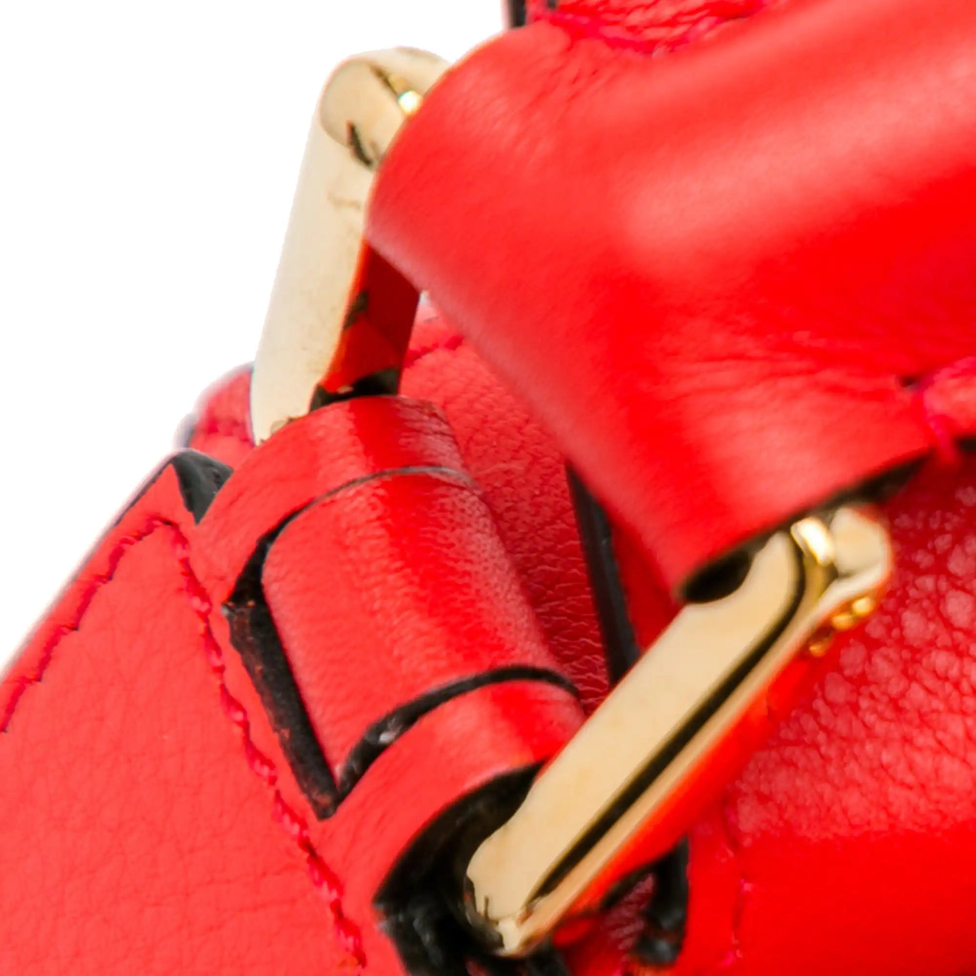 Loewe Puzzle Bag Medium Red Calfskin