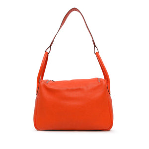 Hermès Lindy 34 Orange Clemence Palladium
