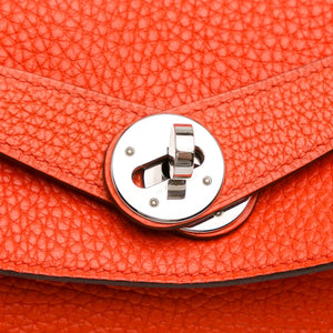Hermès Lindy 34 Orange Clemence Palladium