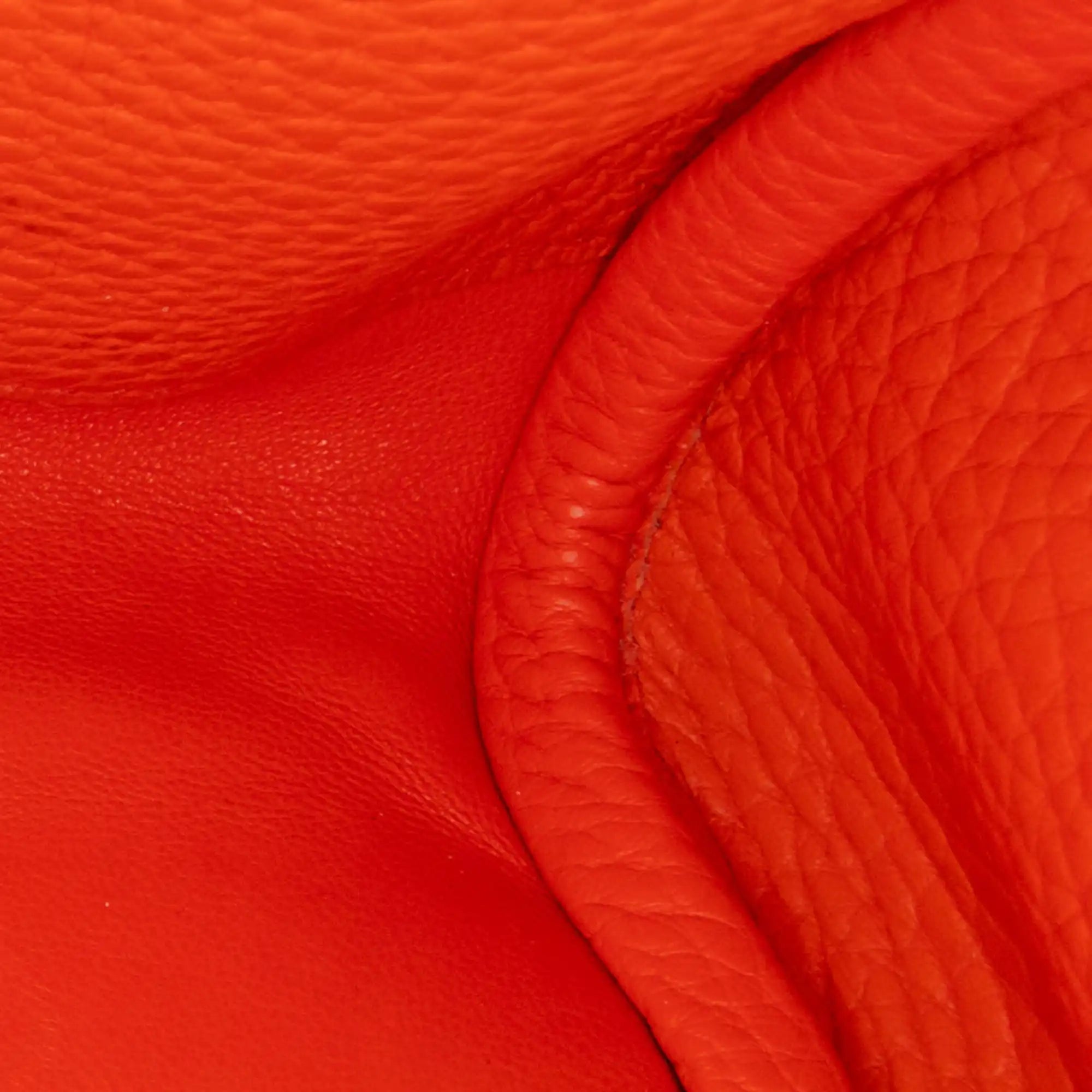 Hermès Lindy 34 Orange Clemence Palladium