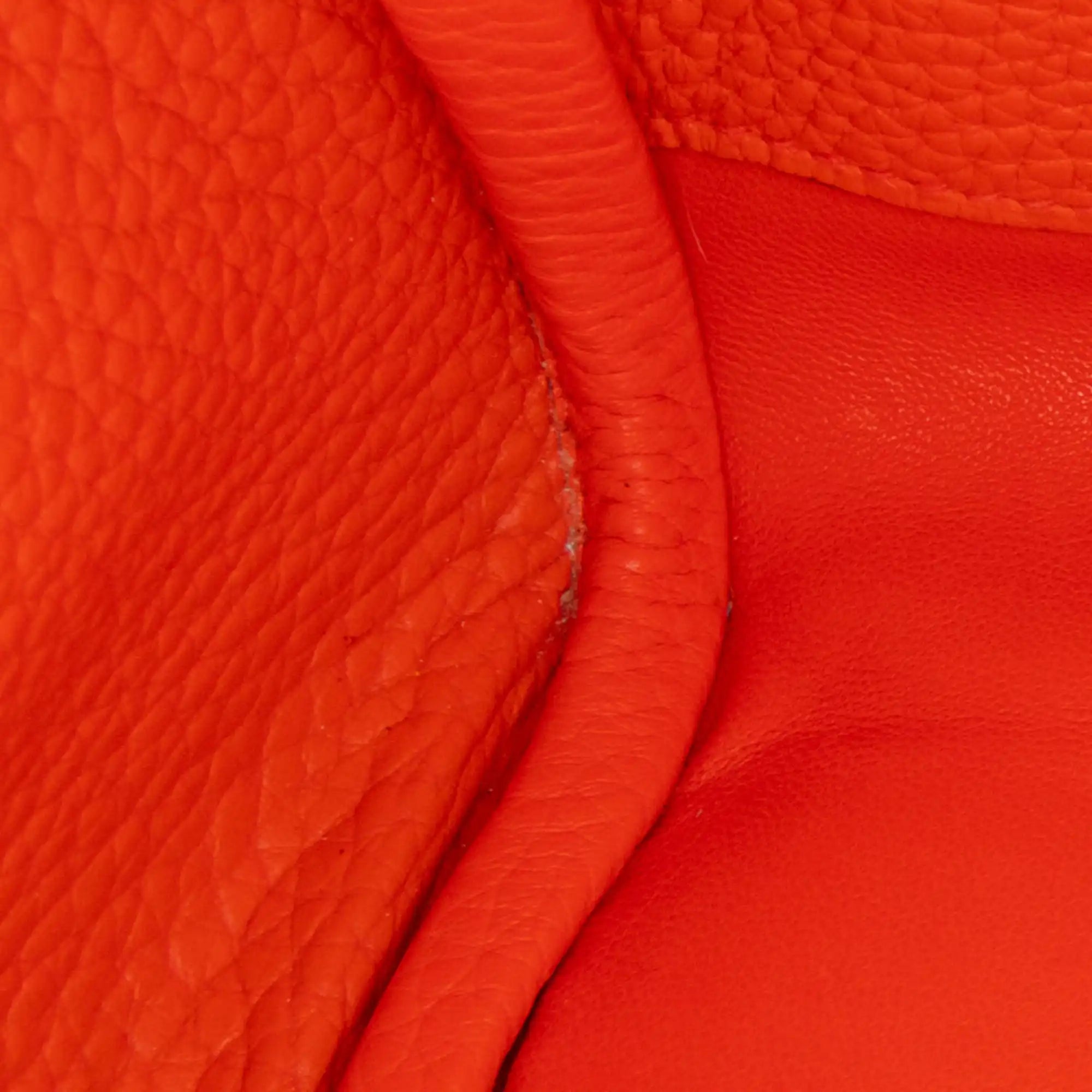 Hermès Lindy 34 Orange Clemence Palladium