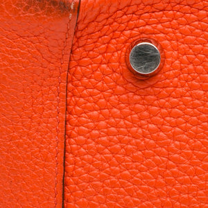 Hermès Lindy 34 Orange Clemence Palladium