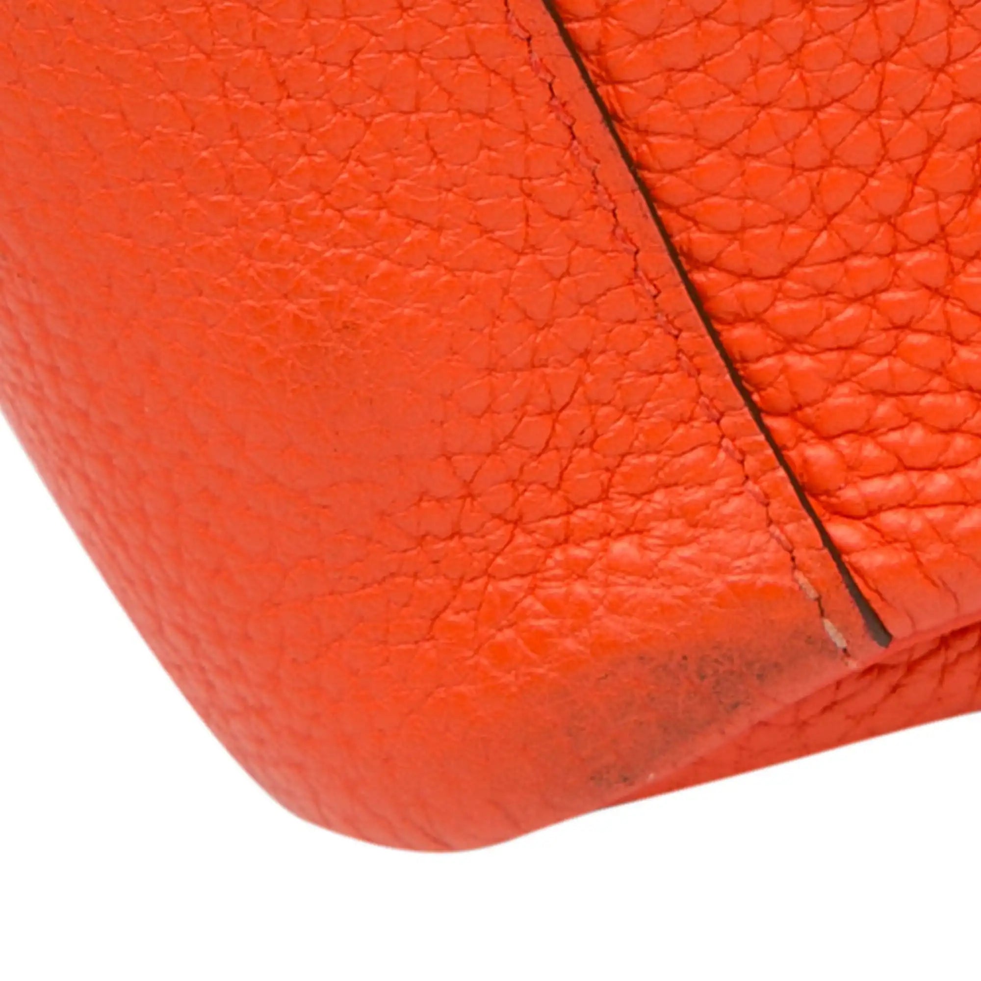 Hermès Lindy 34 Orange Clemence Palladium