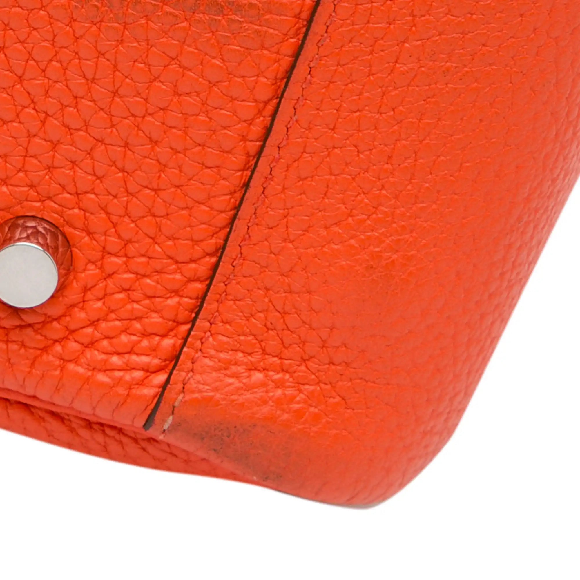 Hermès Lindy 34 Orange Clemence Palladium