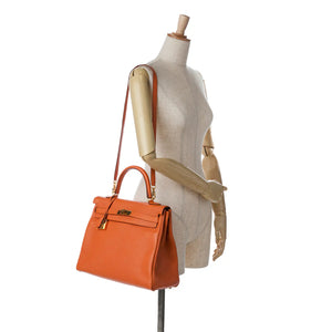 Hermès Kelly 35 Retourne Orange Togo