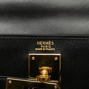 Hermès Kelly Retourne 32 Green Box Gold