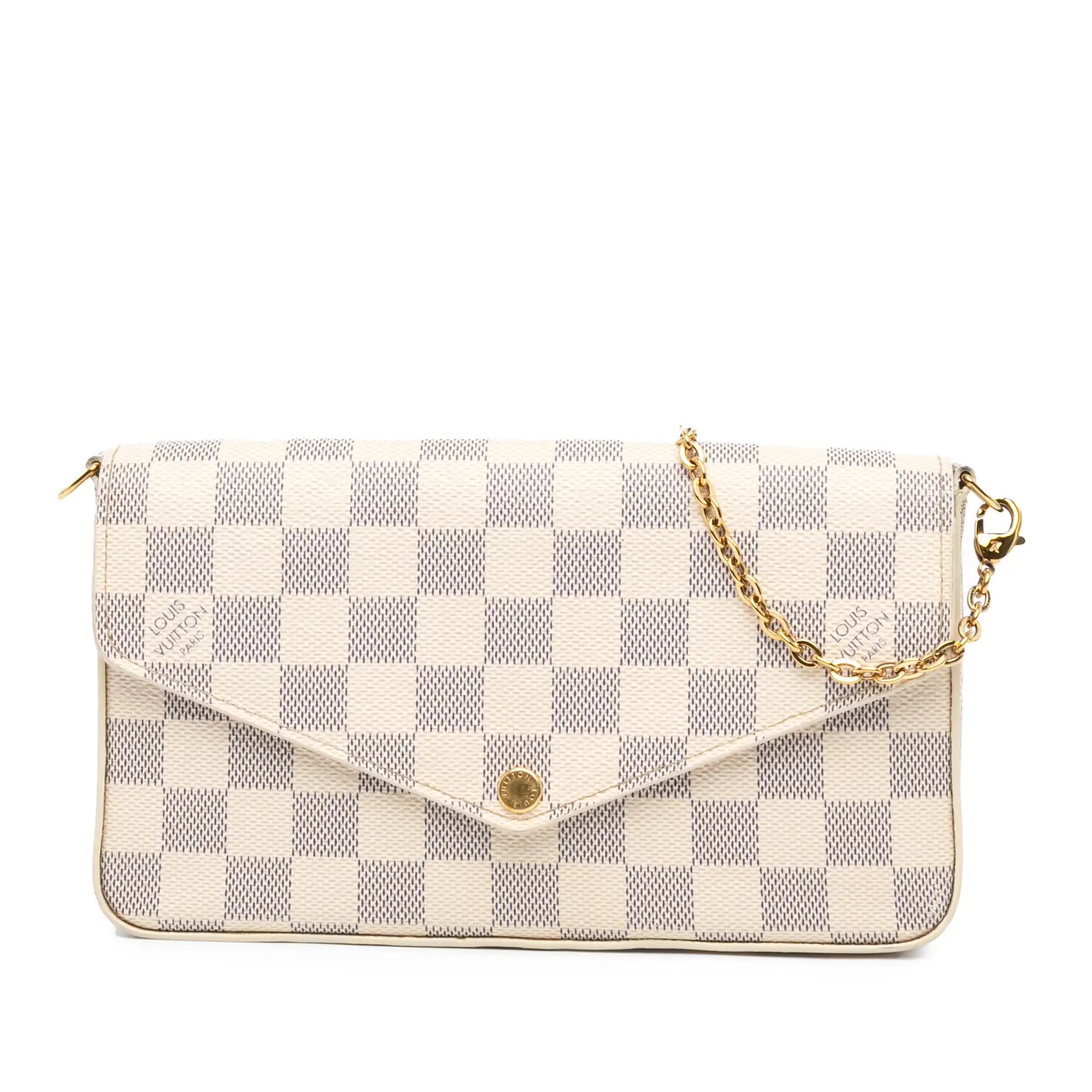 Louis Vuitton Pochette Félicie Damier Azur Canvas