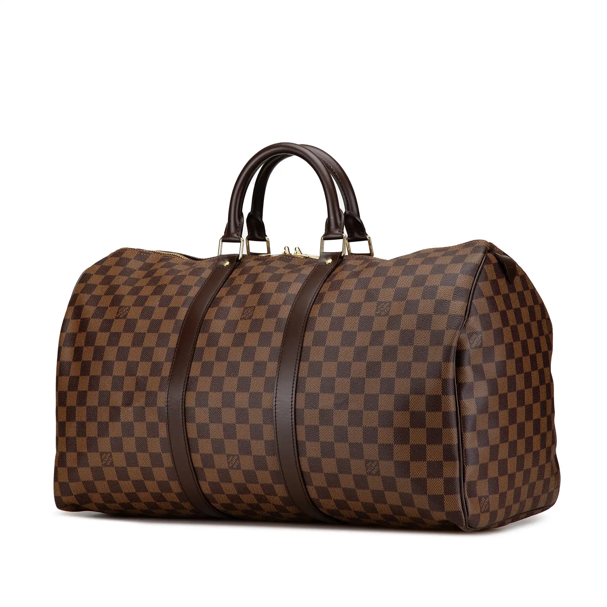 Louis Vuitton Keepall 50 Damier Ebene Canvas