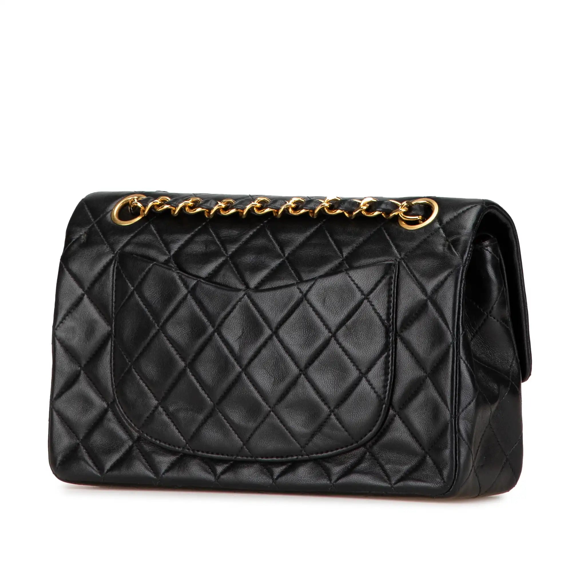 Chanel Classic Double Flap Small Black Lambskin Gold