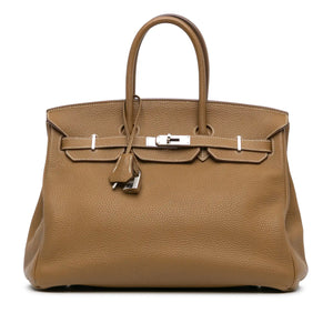 Hermès Birkin 35 Etoupe Togo Palladium