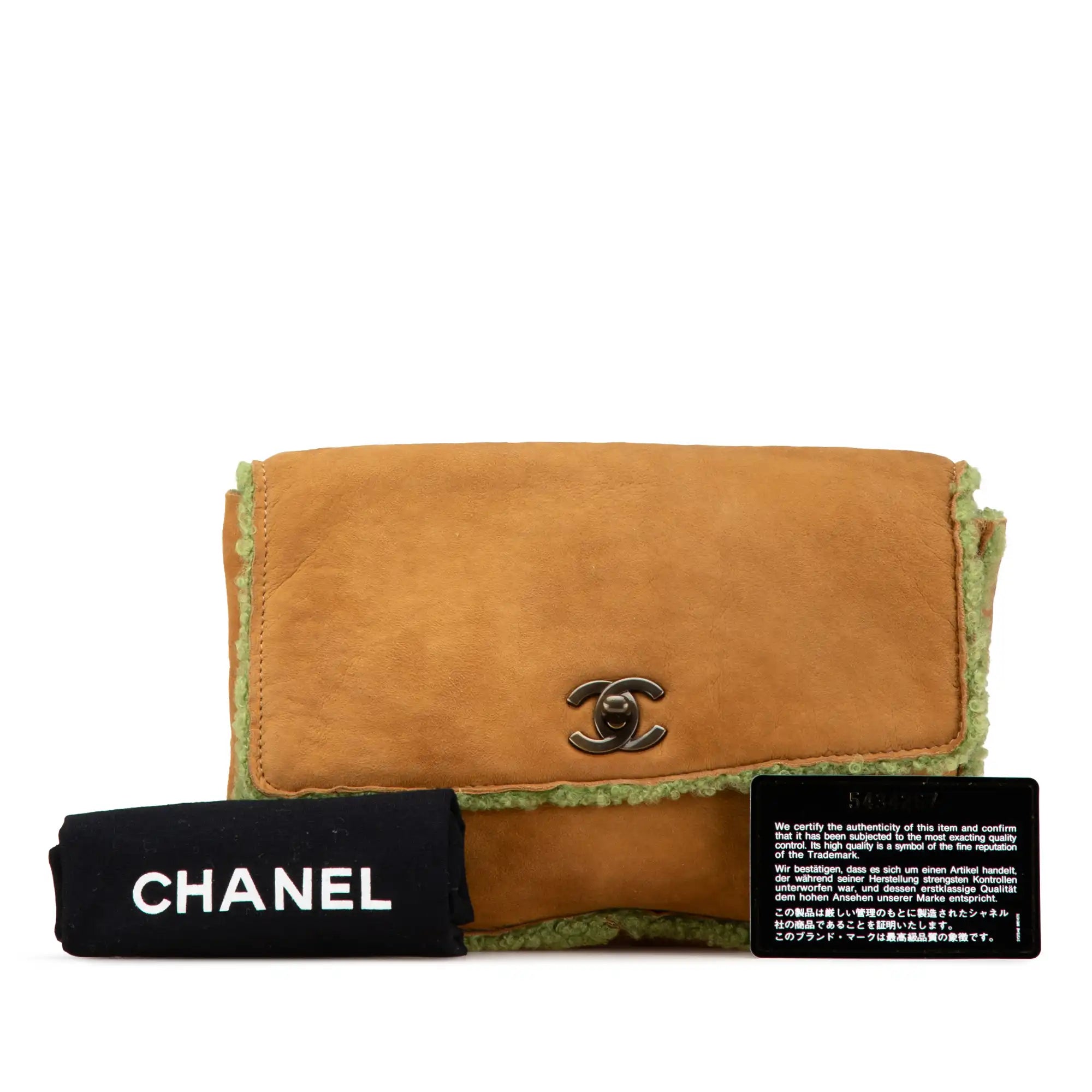 Chanel Woc Yellow Lambskin Gold