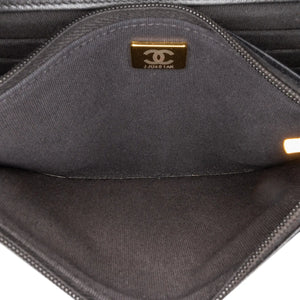 Chanel Woc Pearl Crush Black Lambskin Gold