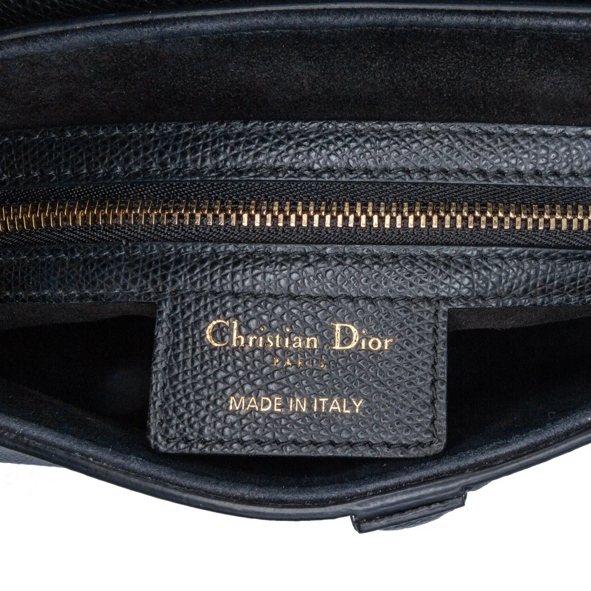 Dior Saddle Bag Medium Black Calfskin