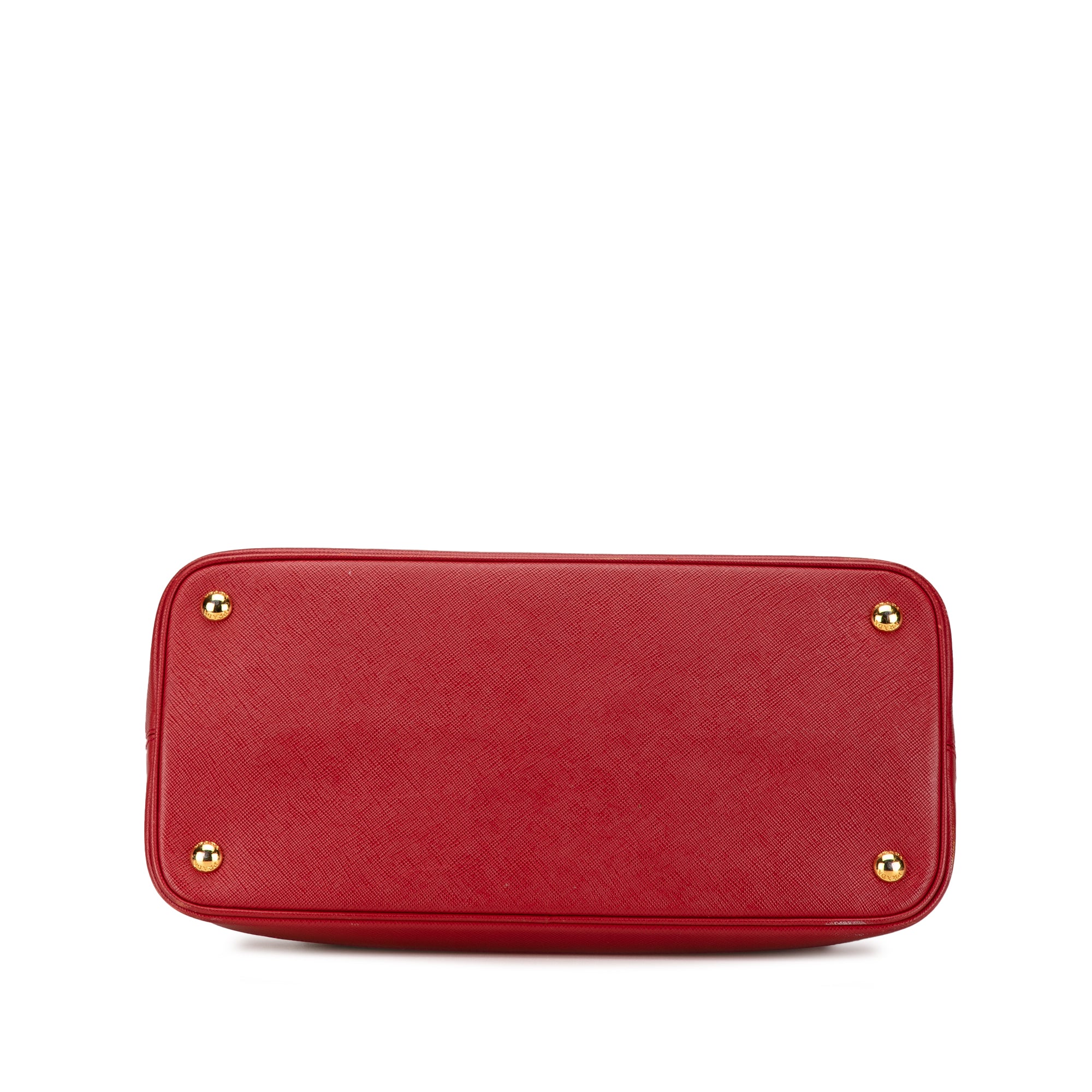 Prada Dome Bag Red Saffiano Lux