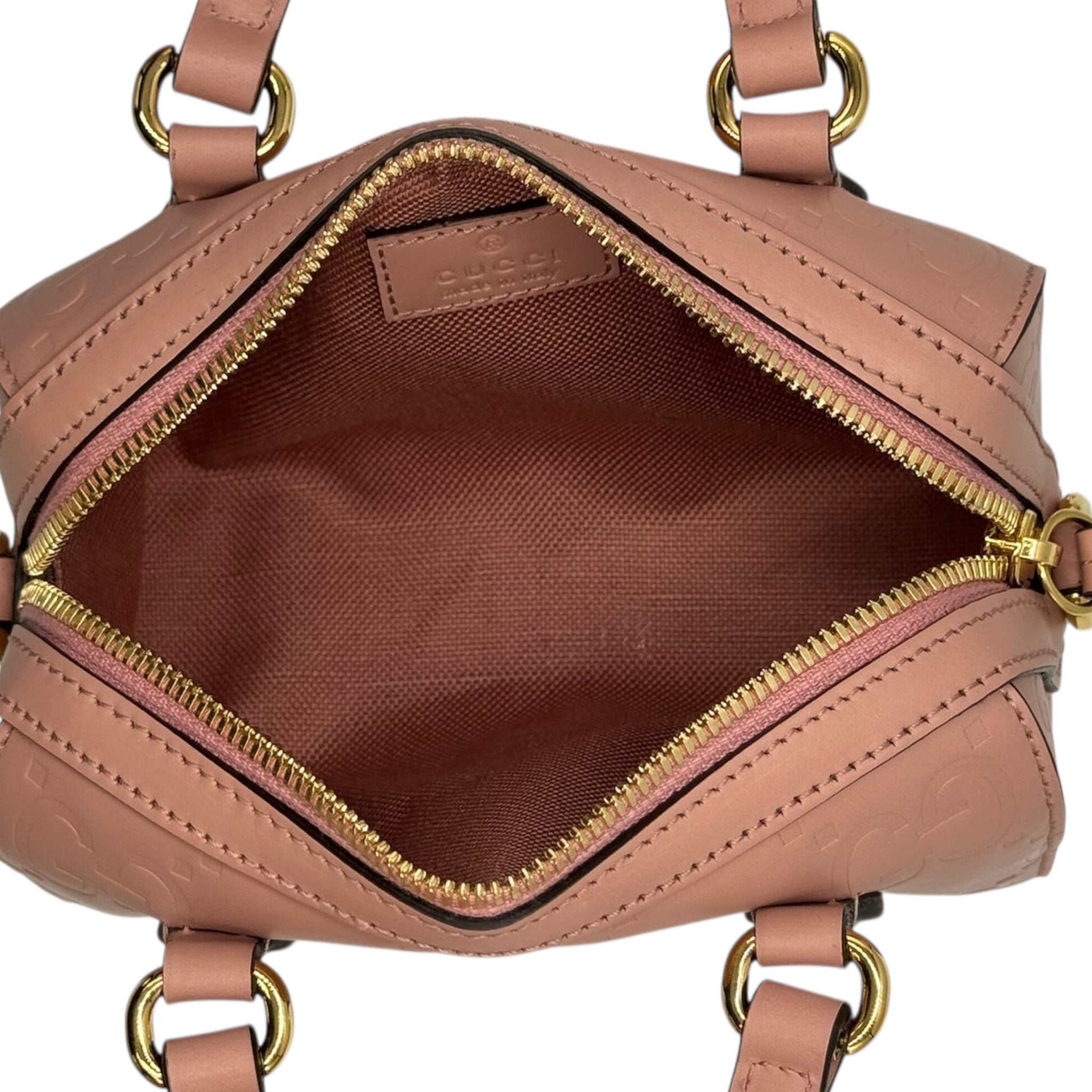 Gucci Boston Bag Mini Blooms GG Supreme Canvas