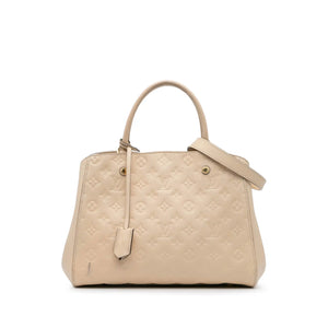Louis Vuitton MontAigne mm beige Monogram Empreinte