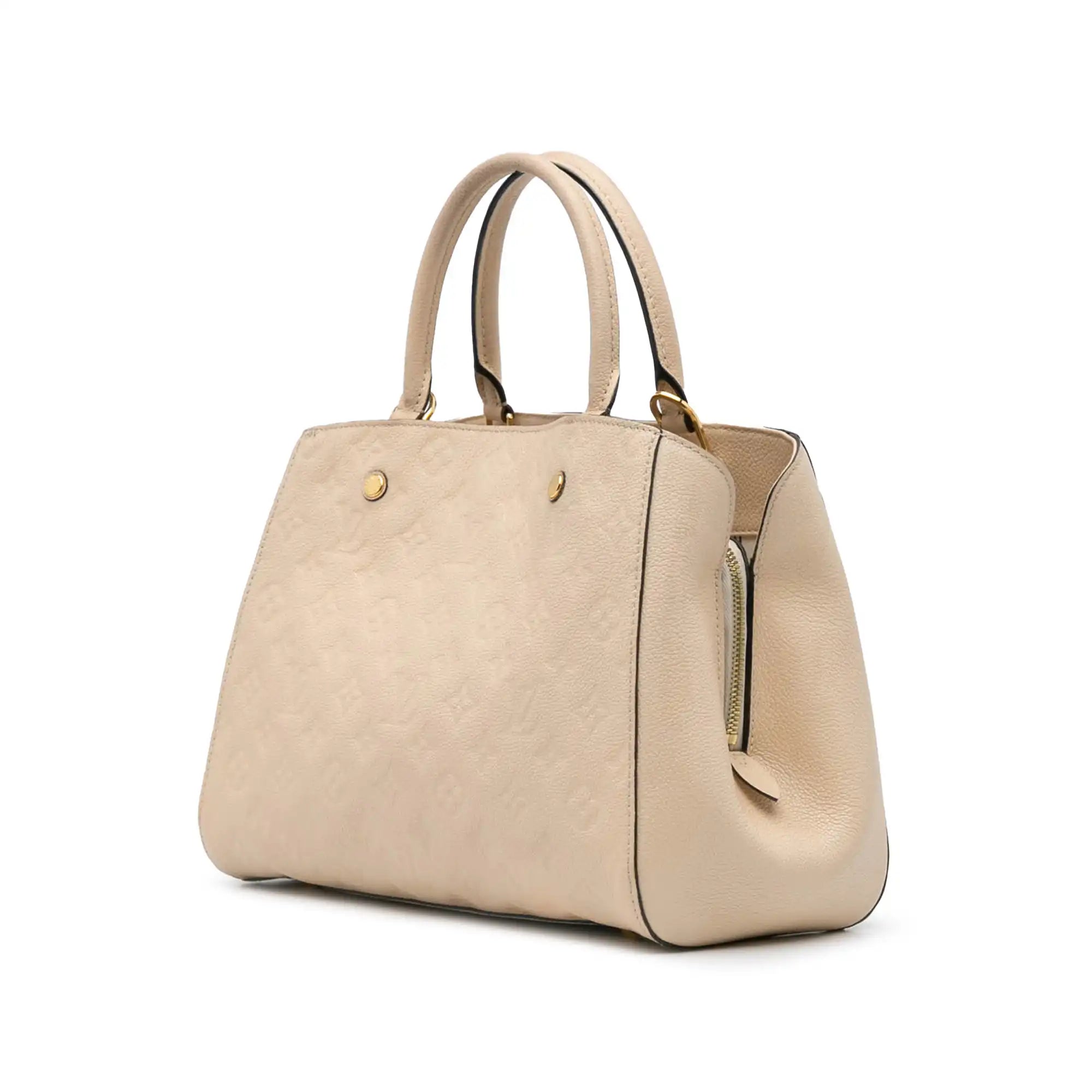 Louis Vuitton MontAigne mm beige Monogram Empreinte