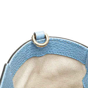 Gucci swing Tote Medium Blue Leather