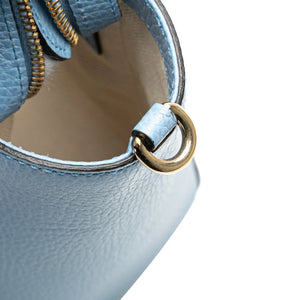 Gucci swing Tote Medium Blue Leather